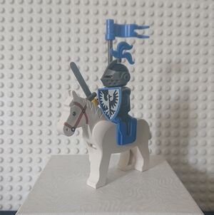 LEGO Knight Minifigure with Horse and Shield - Castle Black Falcons